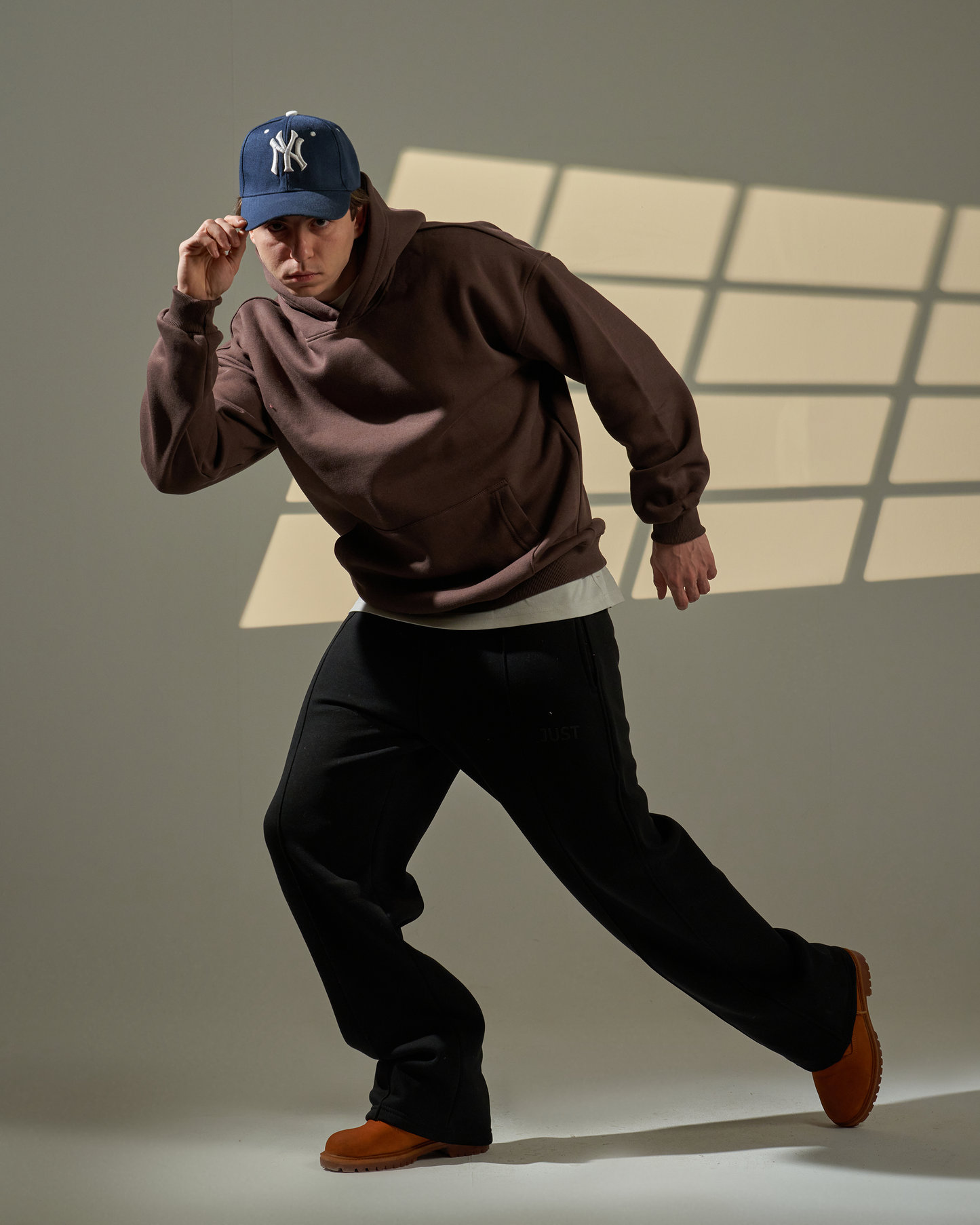 Brown oversized hoodie