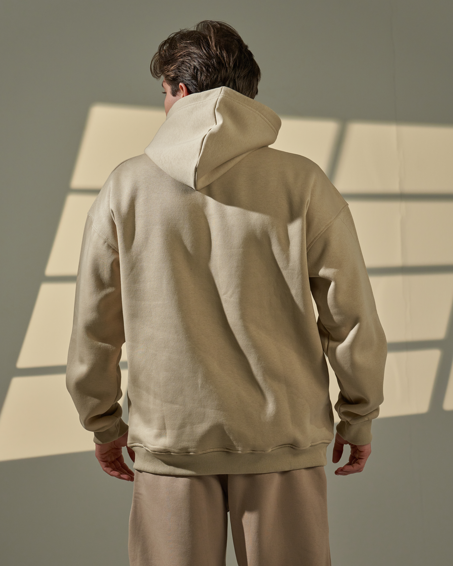 Biege oversized hoodie