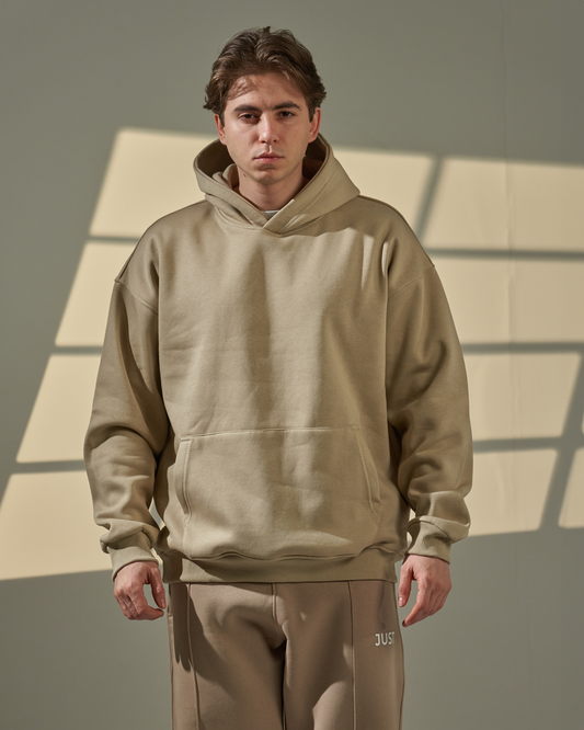 Biege oversized hoodie