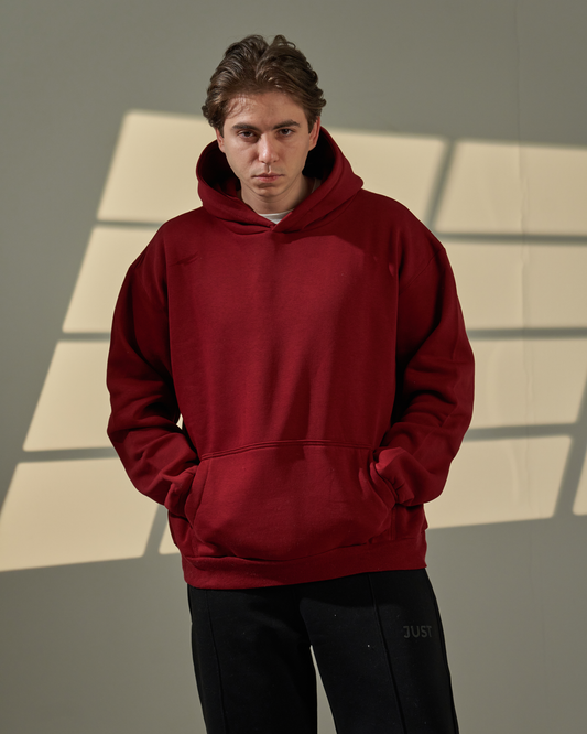 Burgundy Oversized Hoodie