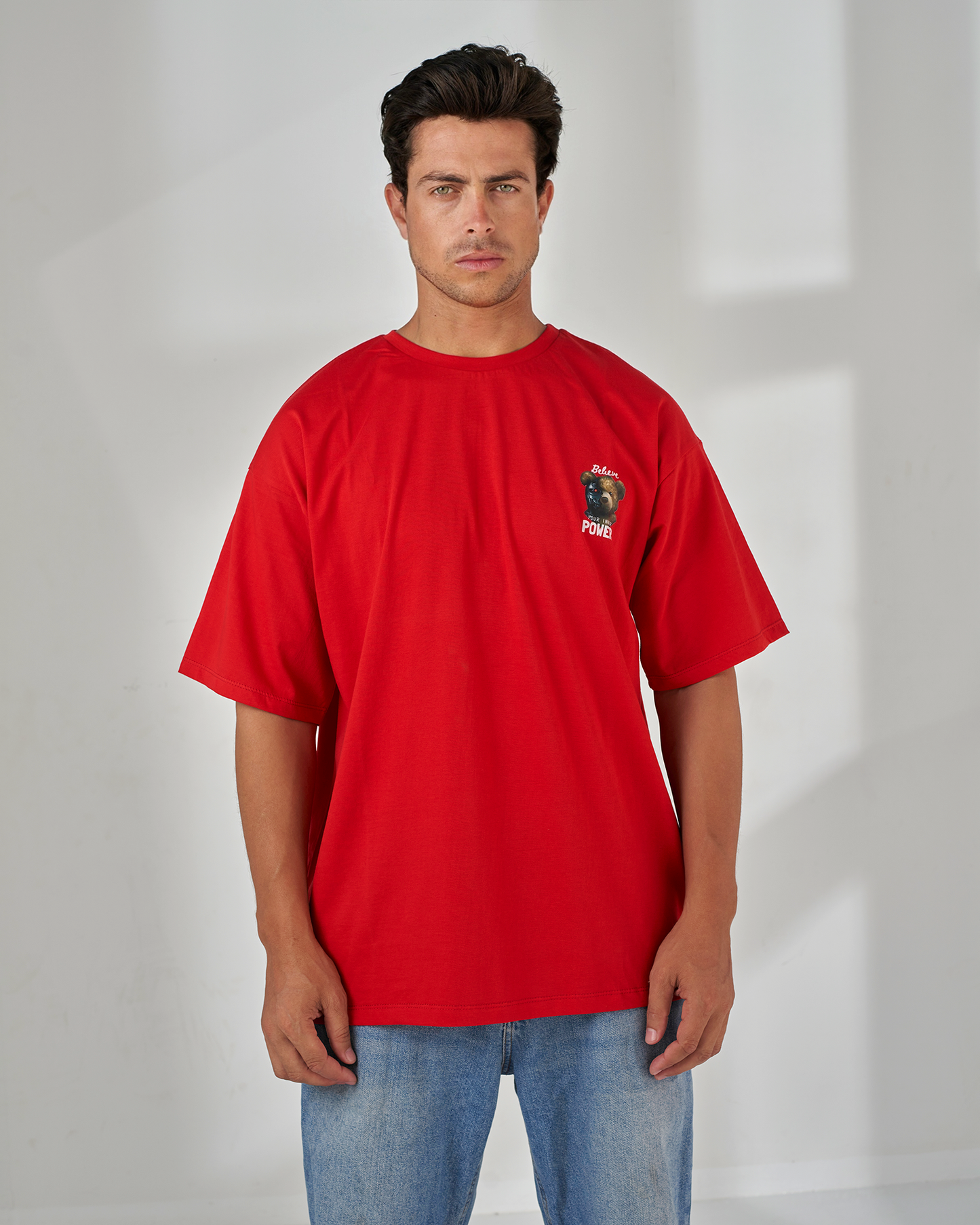 Bear printed oversized t-shirt