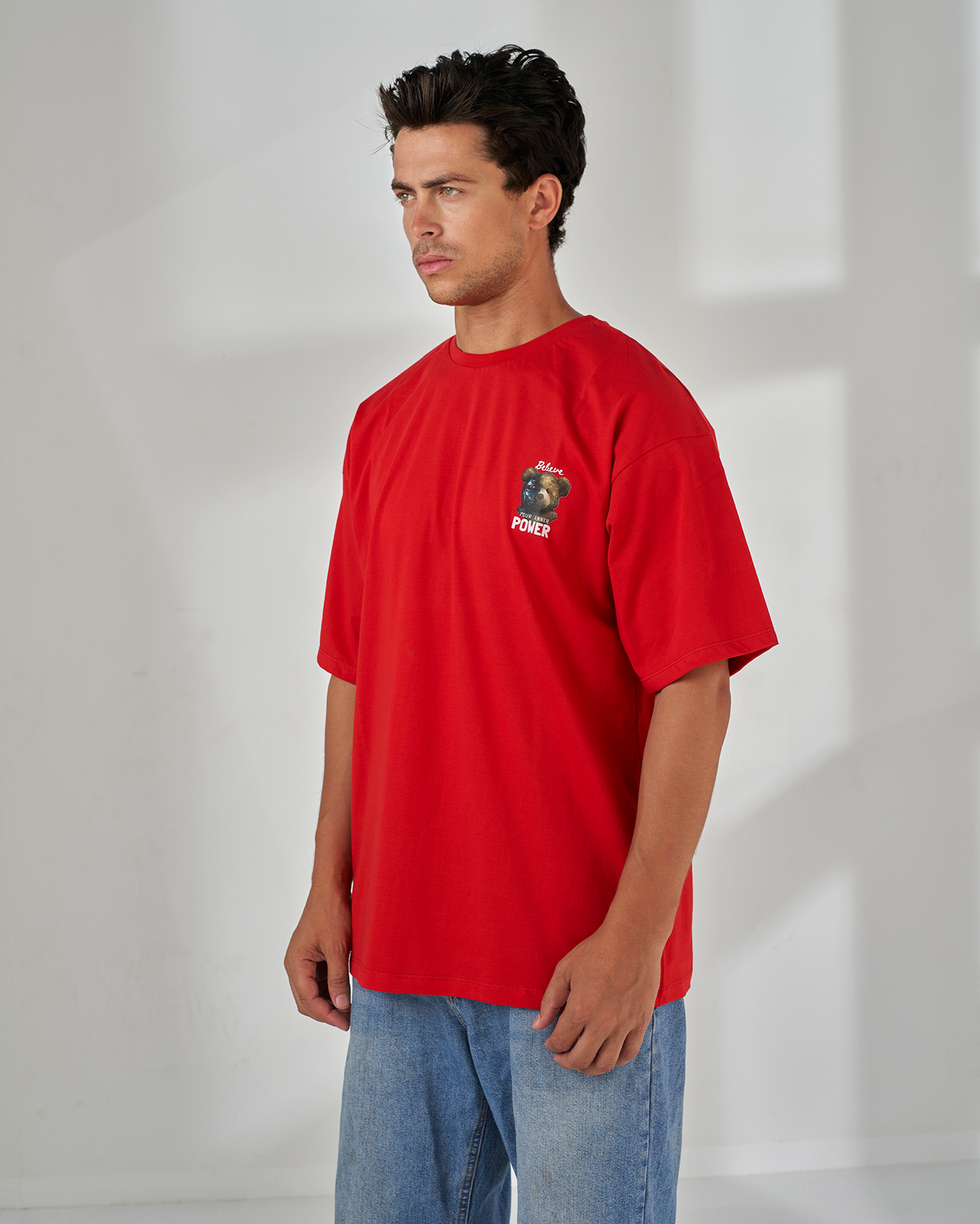 Bear printed oversized t-shirt