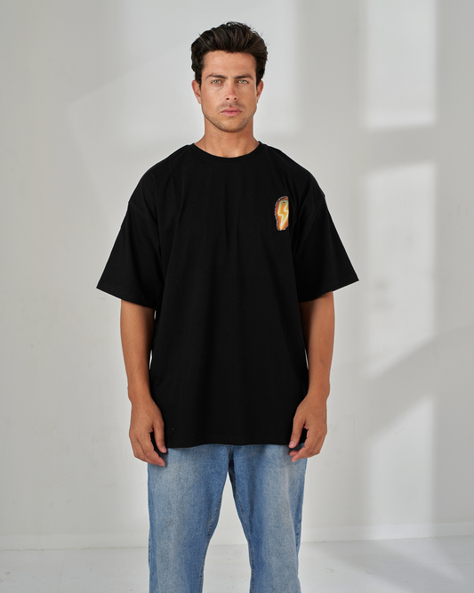 Electric printed oversized t-shirt