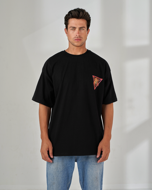 Lion printed oversized t-shirt