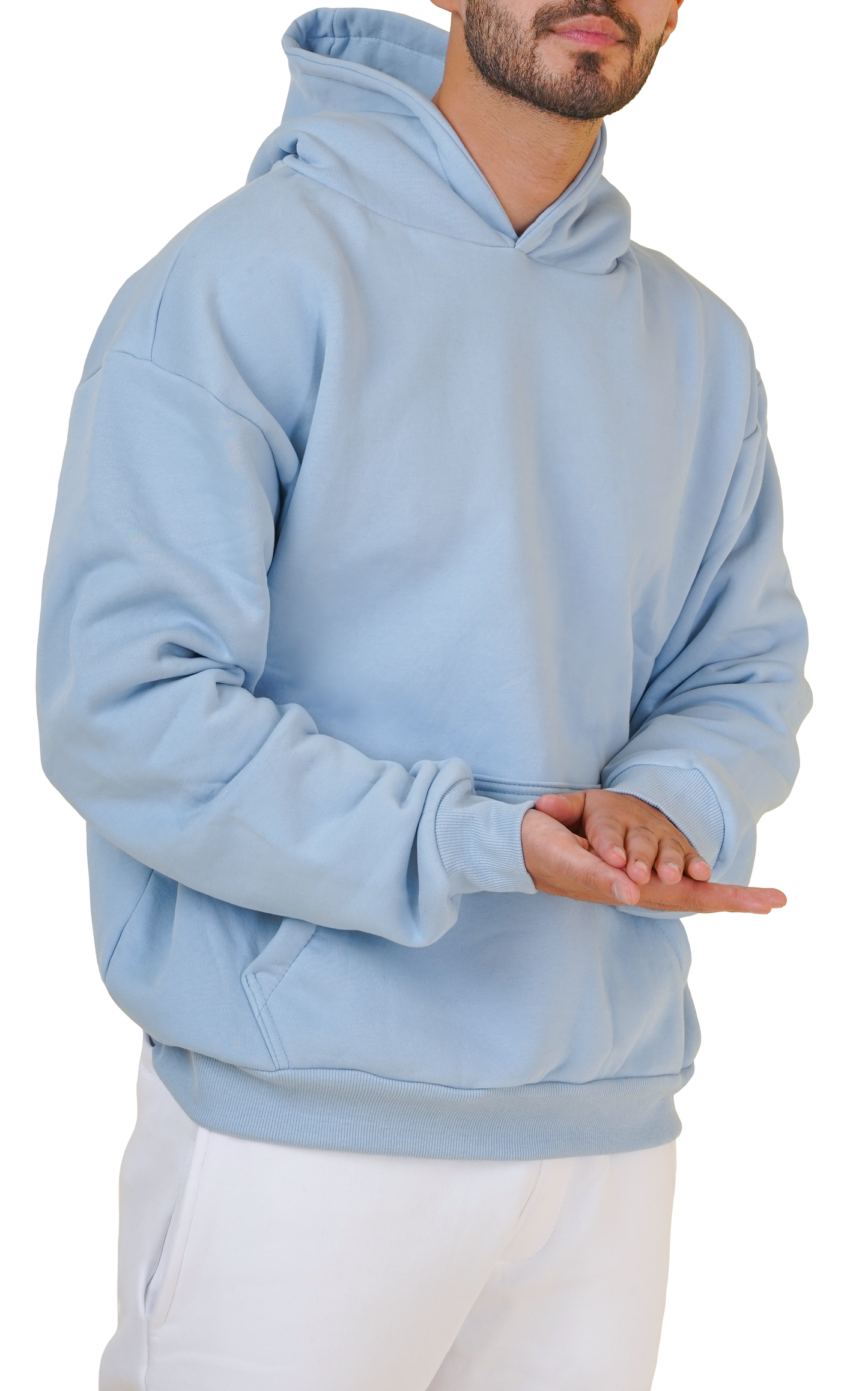 Blue Oversized Hoodie
