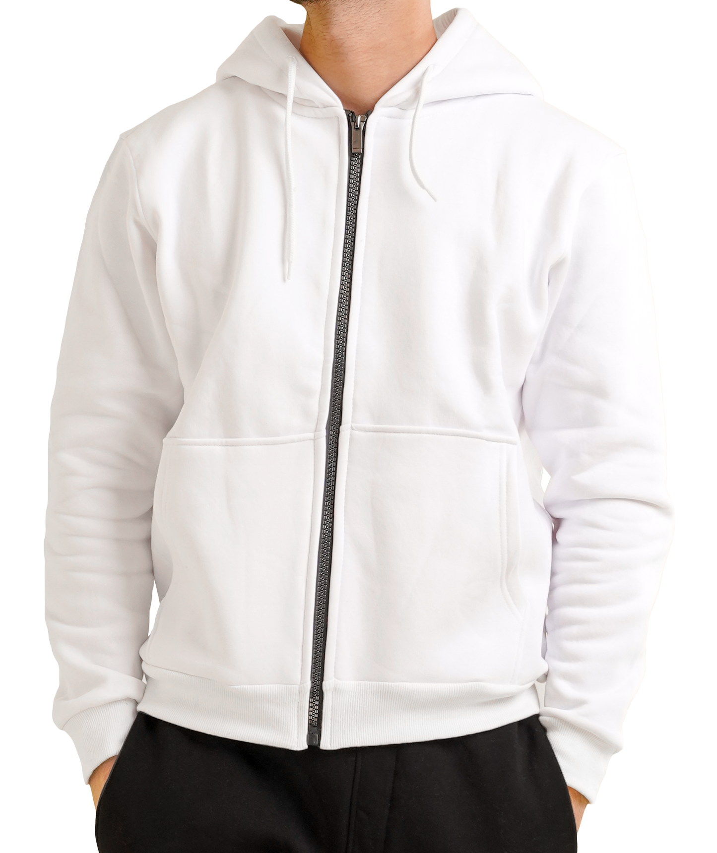 White Zip-up Jacket